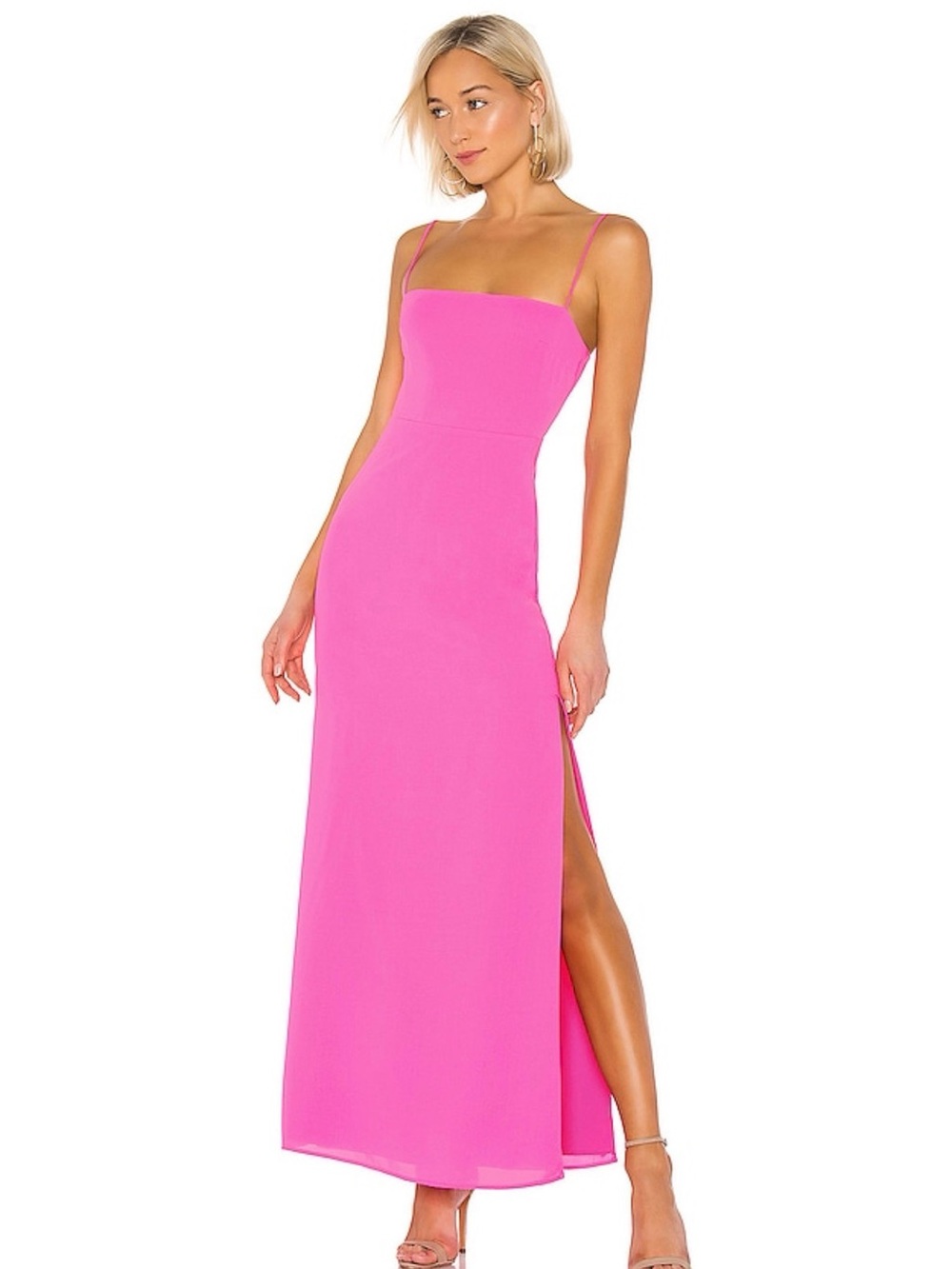 Superdown Addison Maxi Dress in Pink